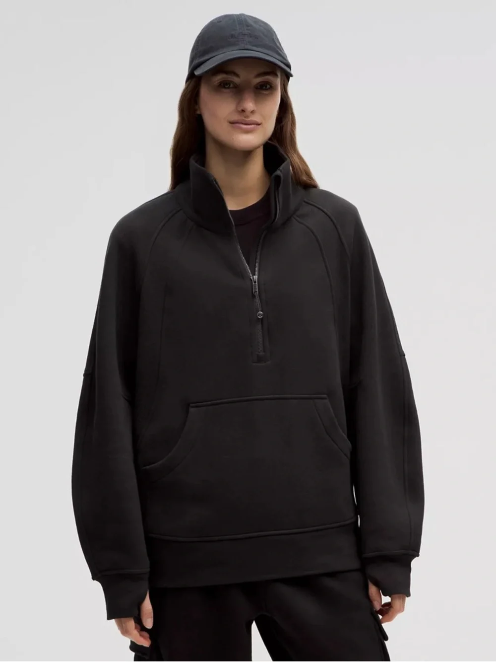 Lululemon Scuba Oversized Funnel Neck Half Zip Long XS/Small